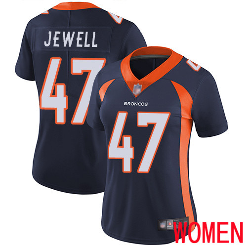 Women Denver Broncos #47 Josey Jewell Navy Blue Alternate Vapor Untouchable Limited Player Football NFL Jersey